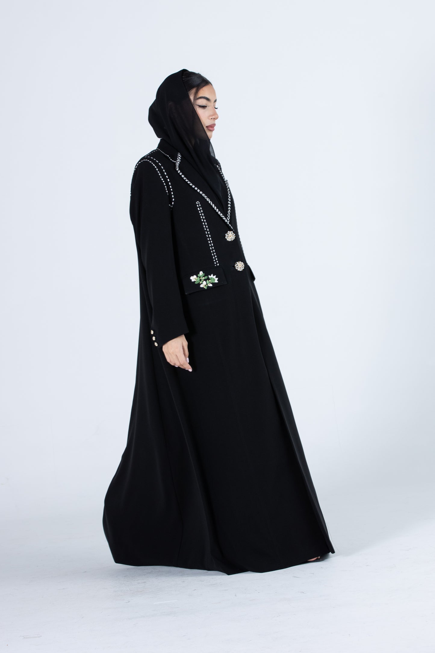 DAISY CREPE  ABAYA