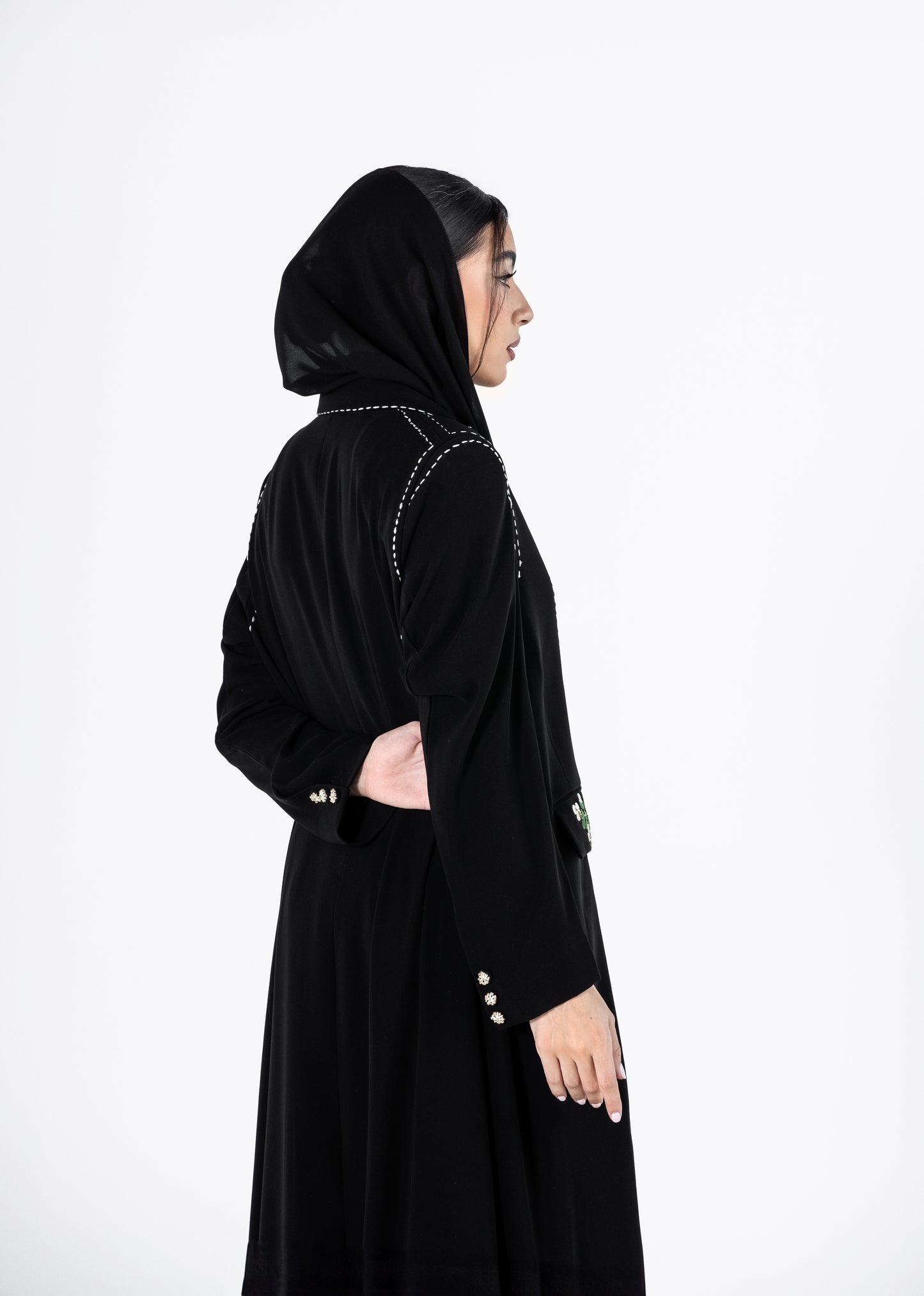 DAISY CREPE  ABAYA